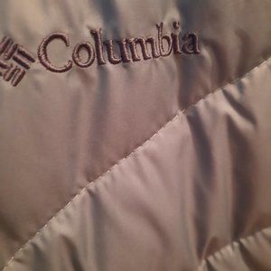 Columbia Omni Heat 2x light green jacket